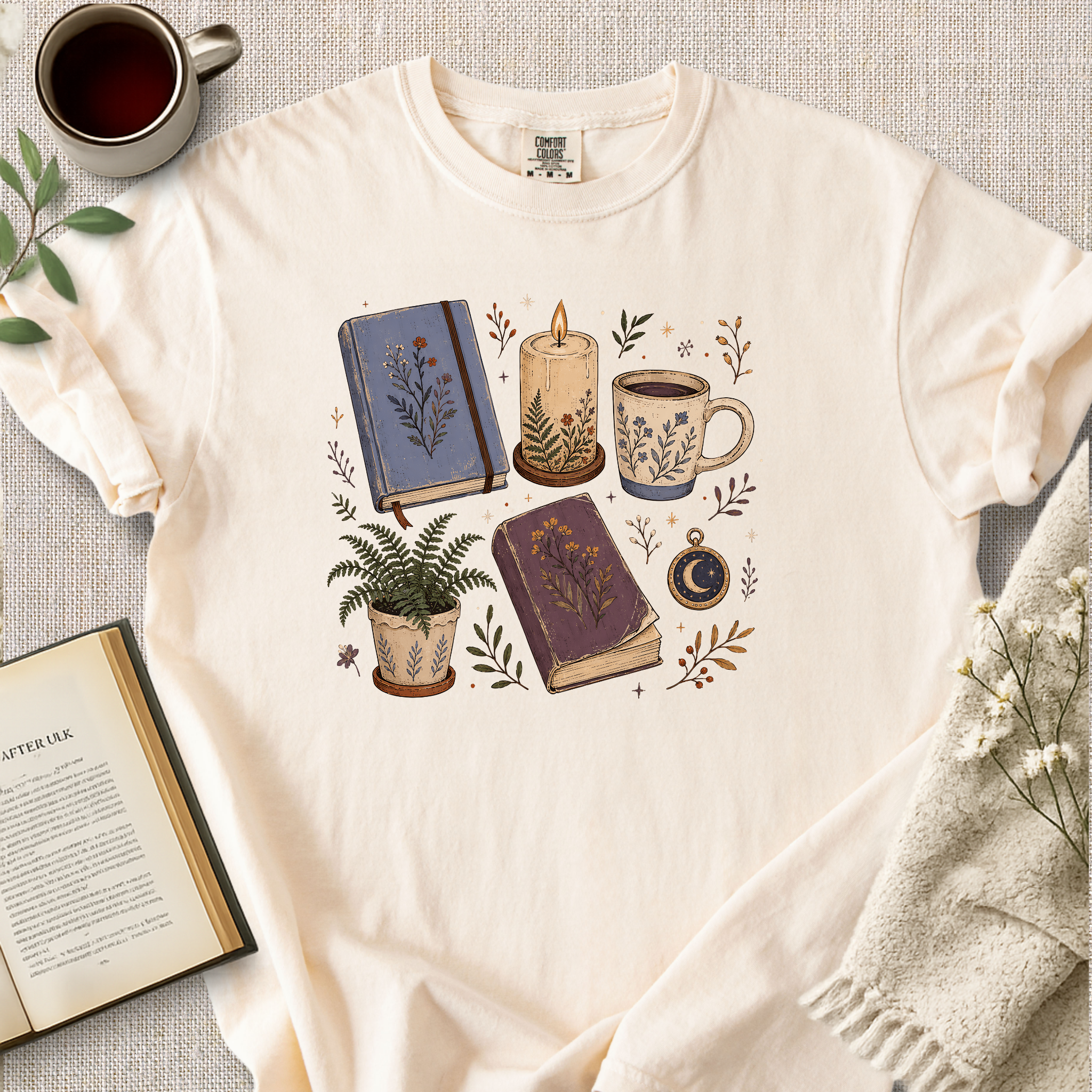 "Elements Of A Perfect Afternoon" Cozy Tee