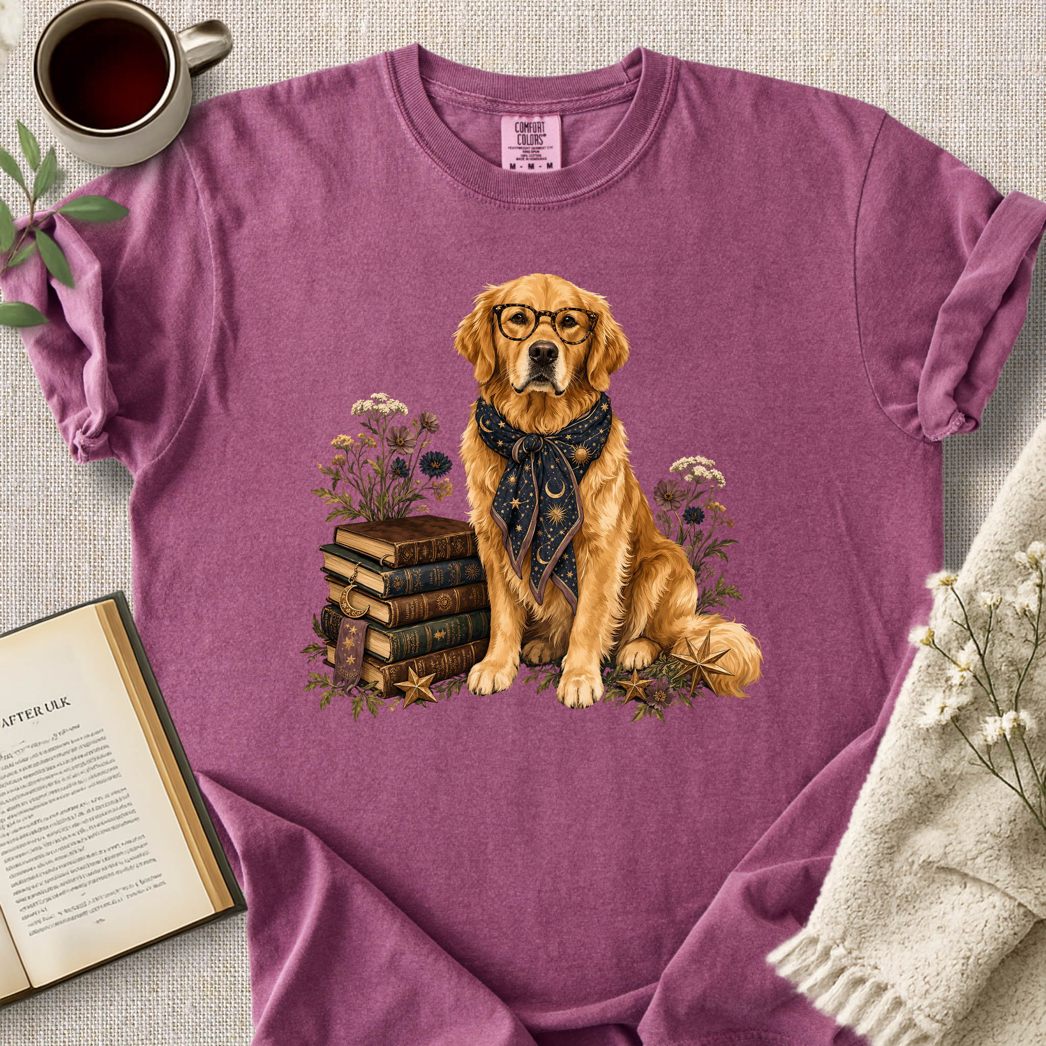 "Golden Companion" Cozy Tee
