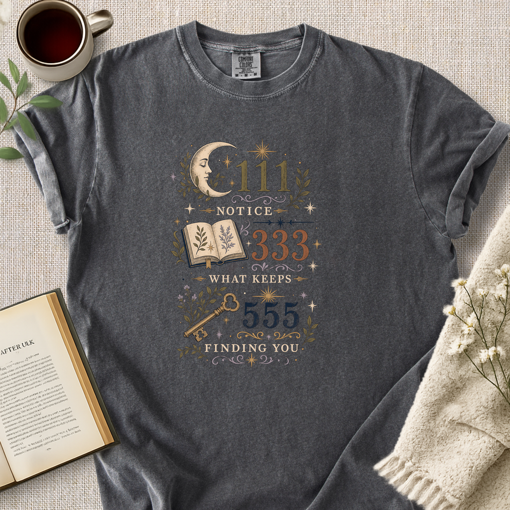 "Notice What Keeps Finding You" Cozy Tee