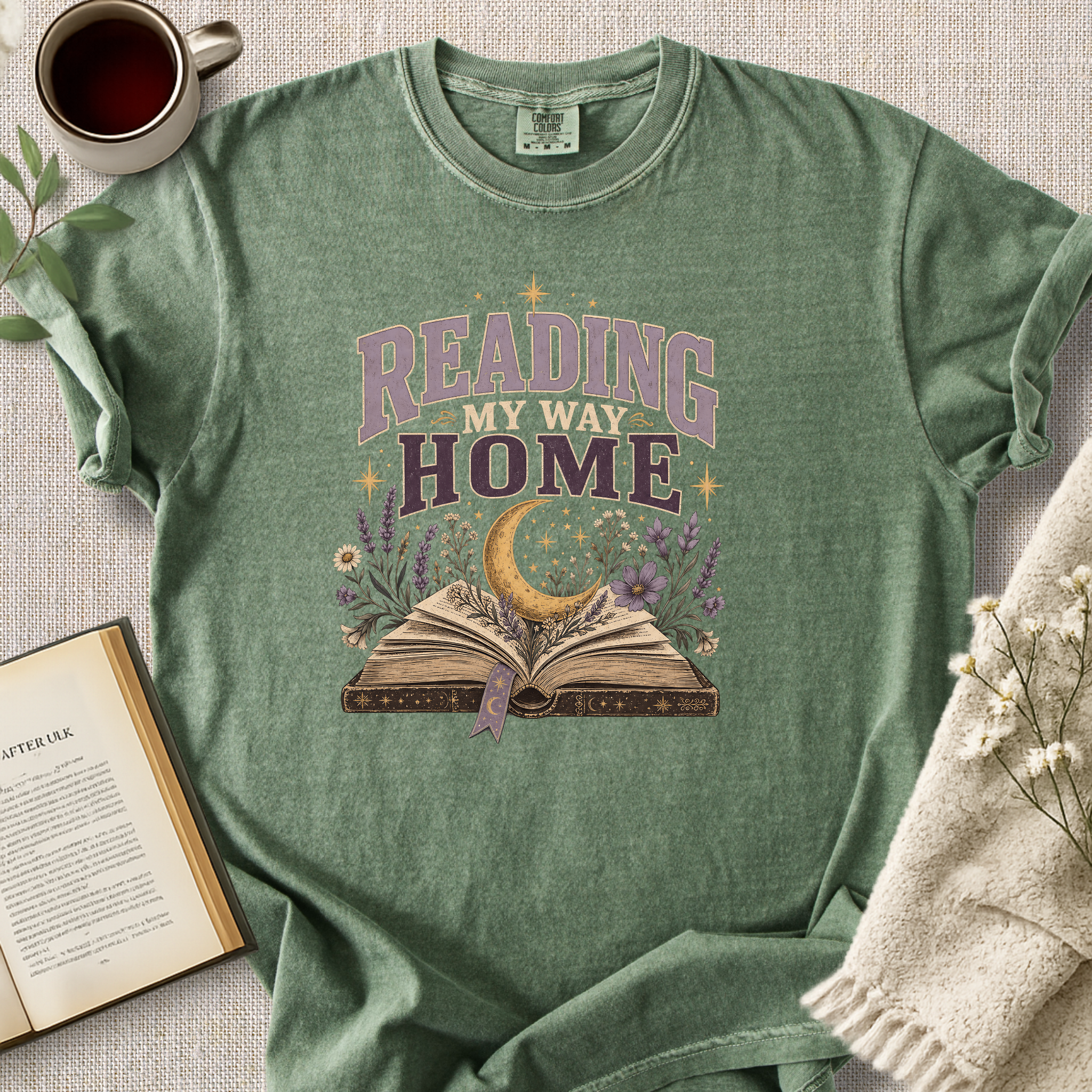 "Reading My Way Home" Cozy Tee
