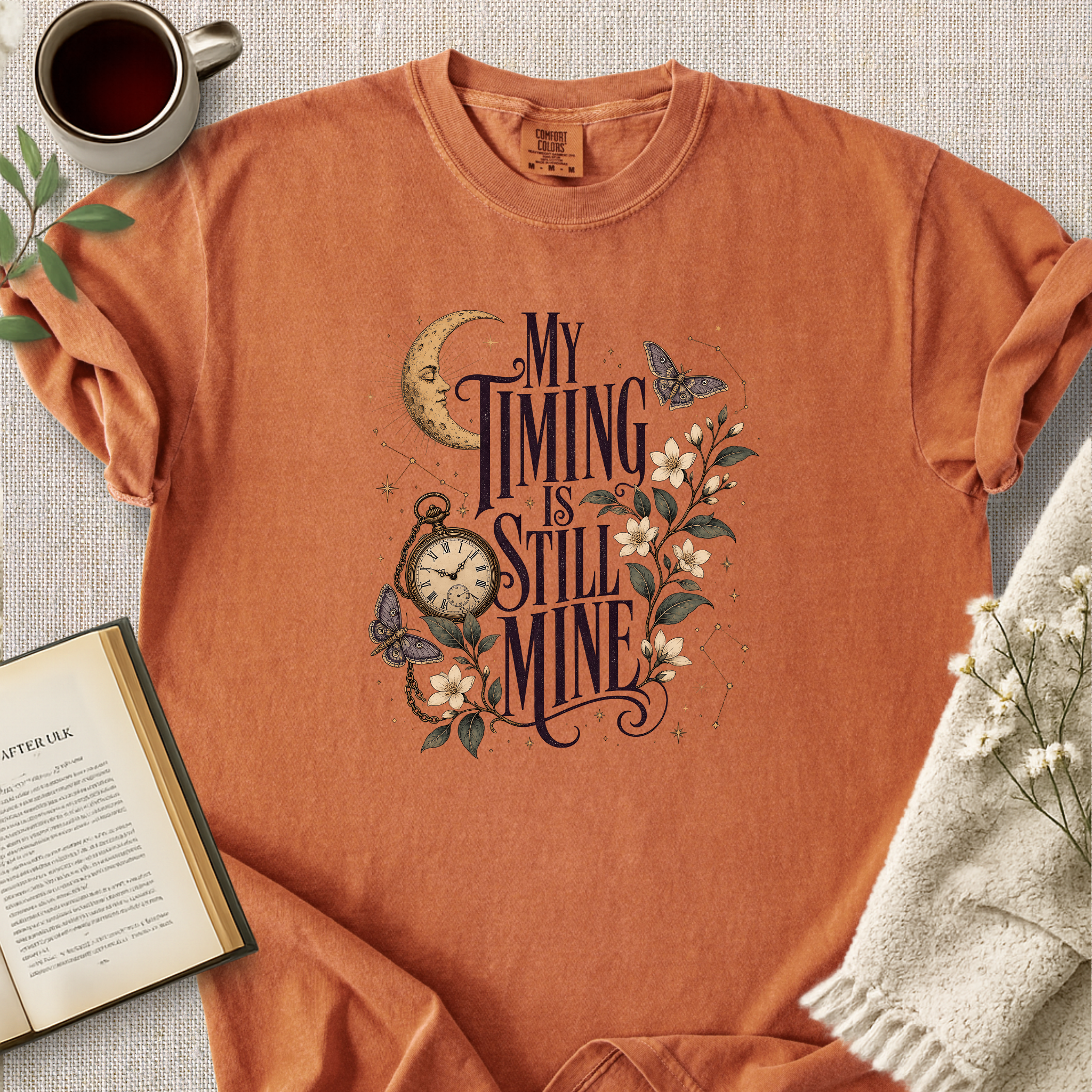 "My Timing Is Still Mine" Cozy Tee