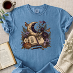 Celestial Journal Cat Moon Shirt Cozy Tee