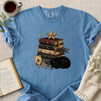 Mystical Bookshop Black Cat Shirt Cozy Tee