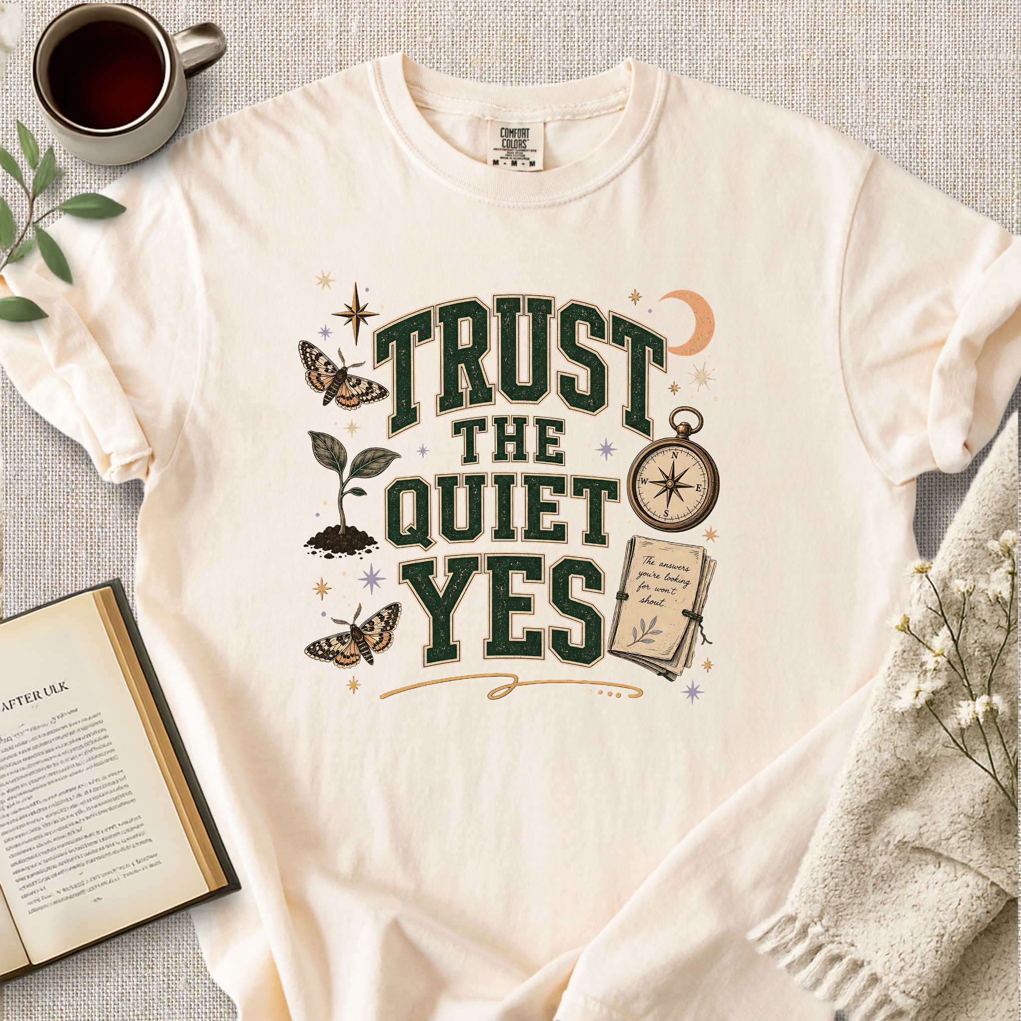 "Trust The Quiet Yes" Cozy Tee