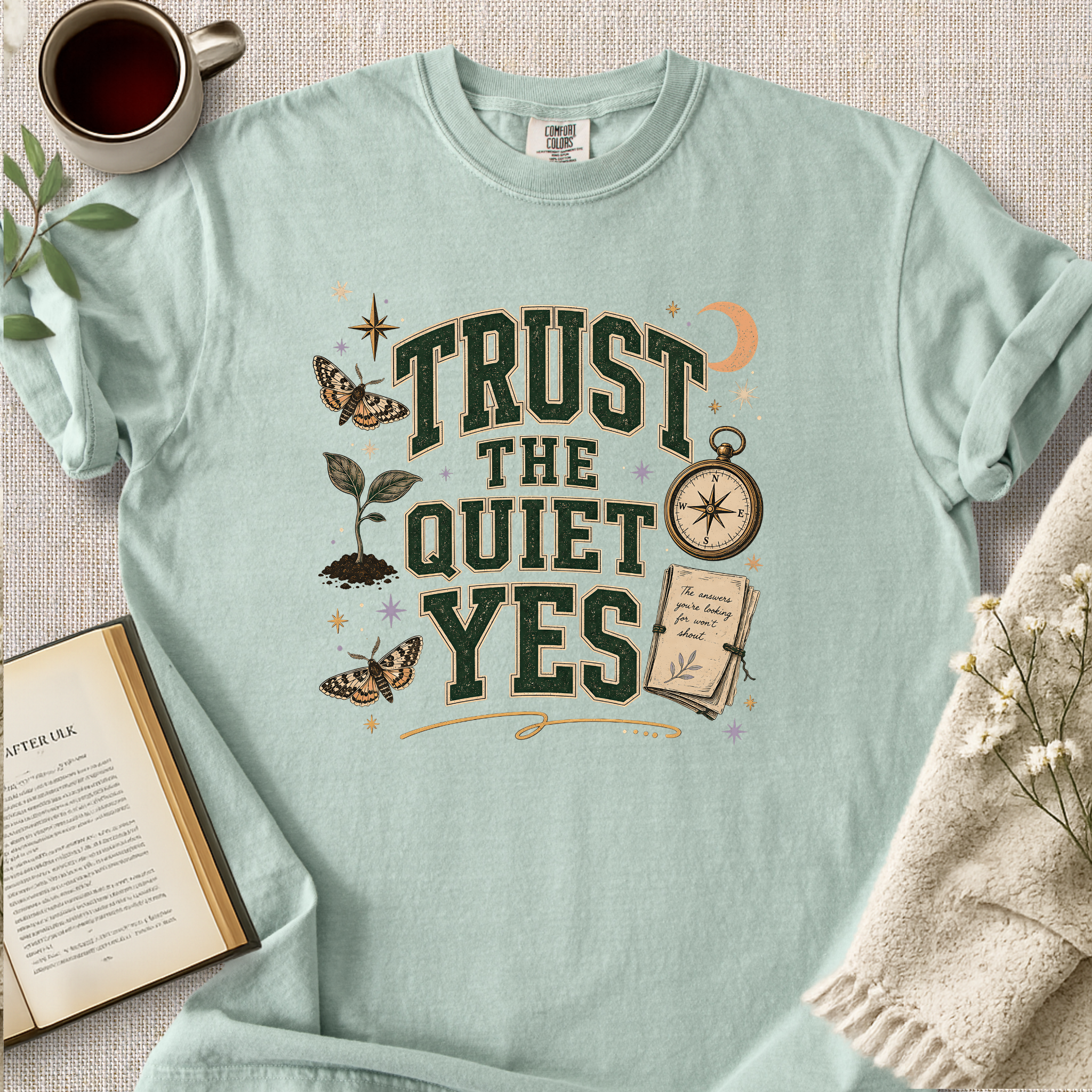 "Trust The Quiet Yes" Cozy Tee