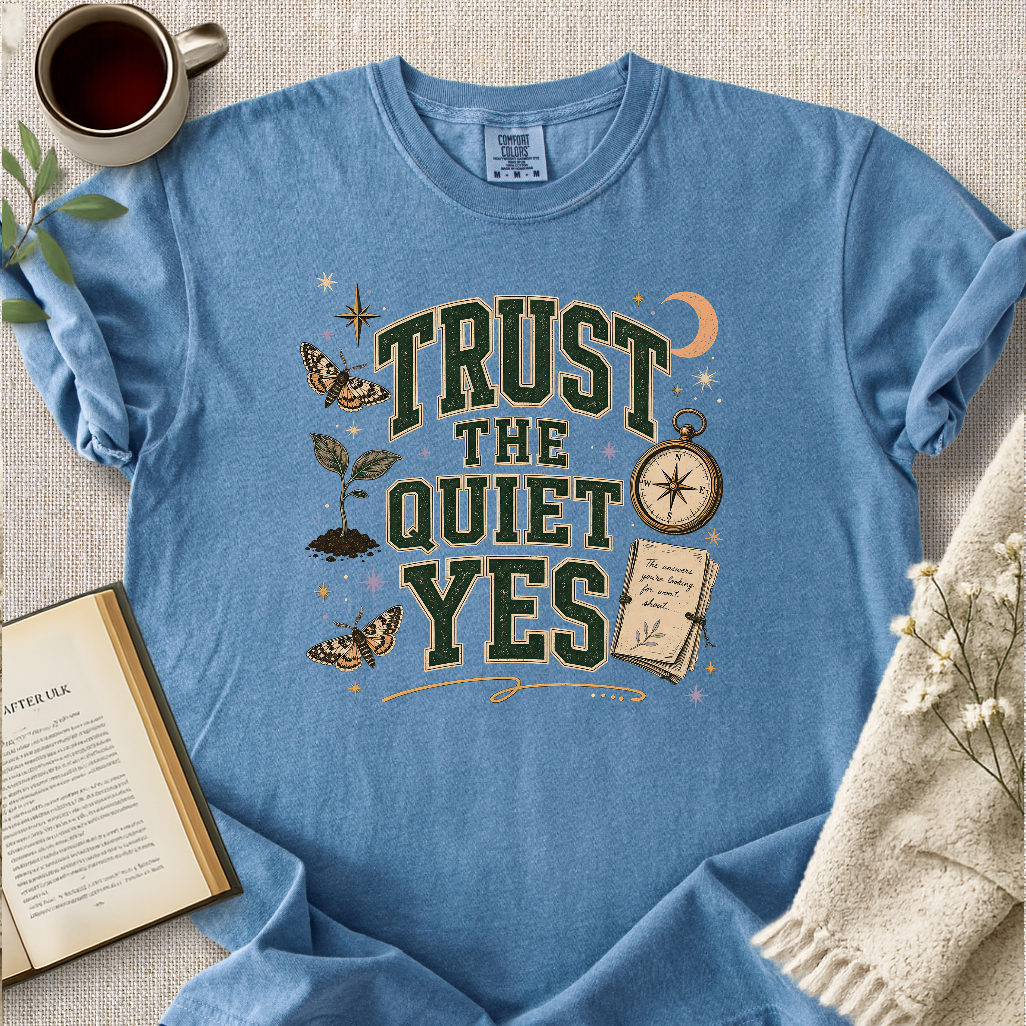 "Trust The Quiet Yes" Cozy Tee