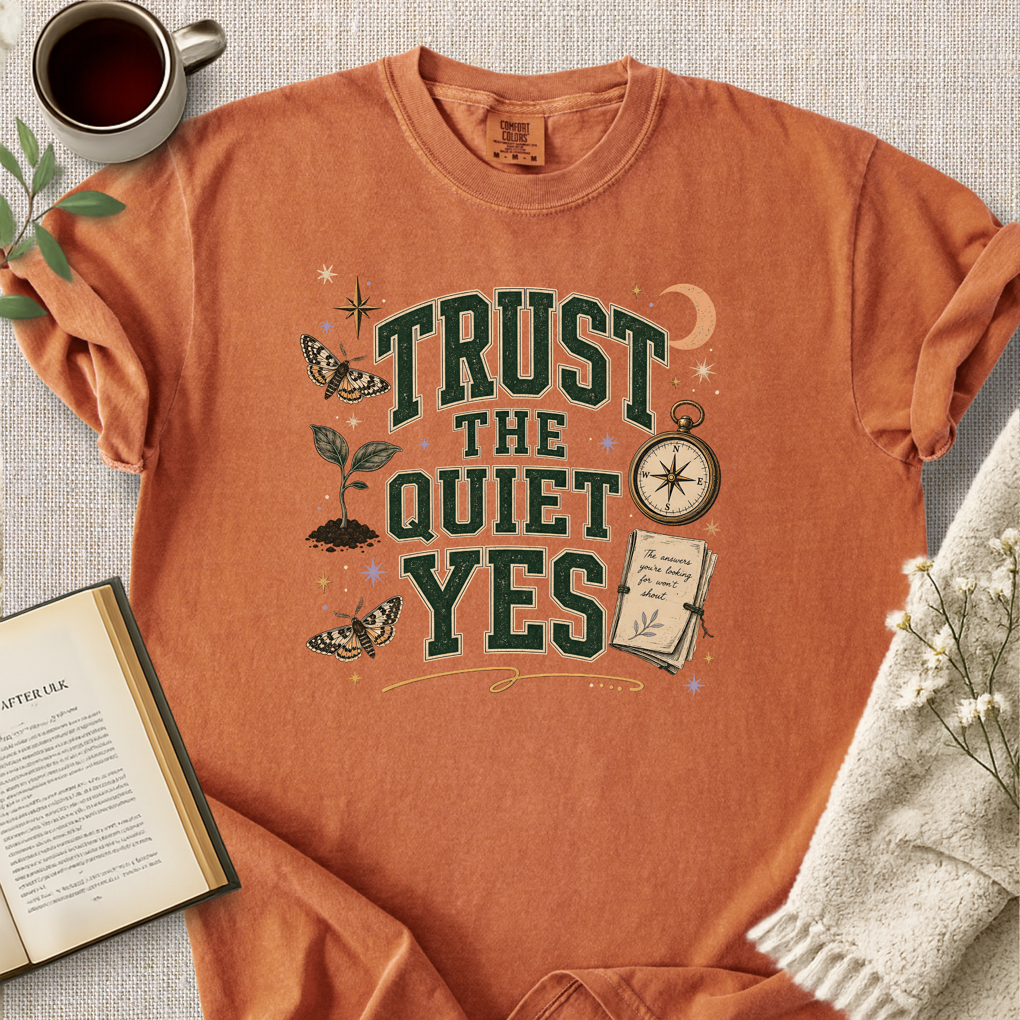 "Trust The Quiet Yes" Cozy Tee