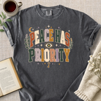 "Peace Has Priority" Cozy Tee