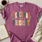 "Peace Has Priority" Cozy Tee