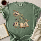 Tea Ritual Celestial Book Cozy Tee