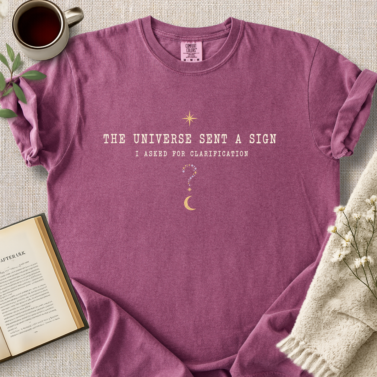 Universe Sent A Sign Funny Cozy Tee