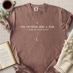 Universe Sent A Sign Funny Cozy Tee