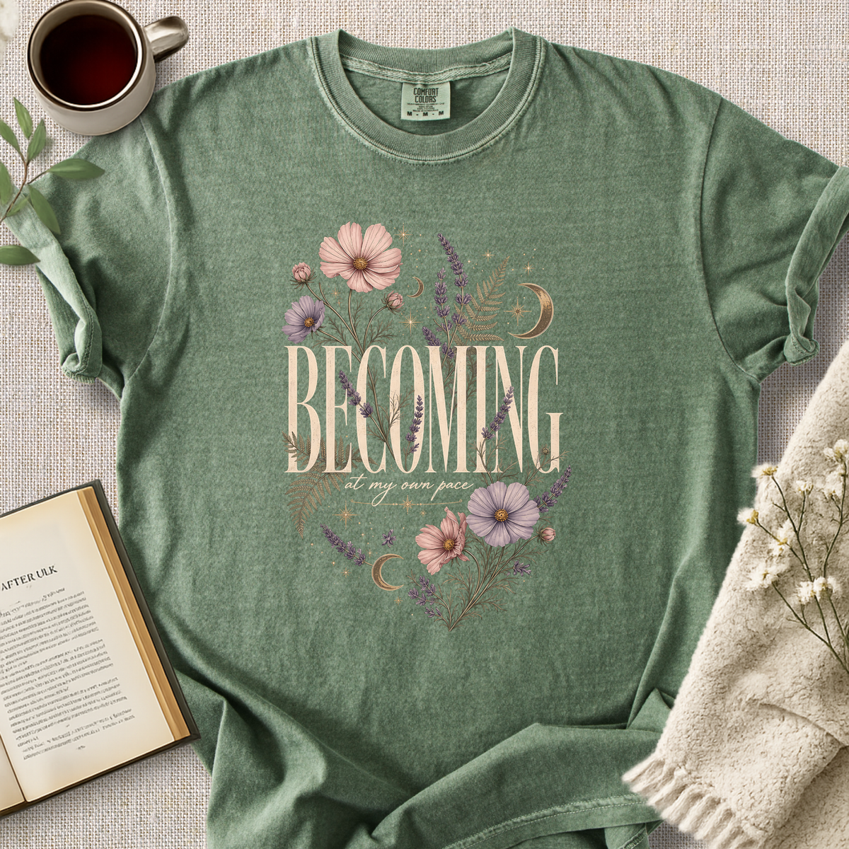 Becoming At My Own Pace Cozy Tee