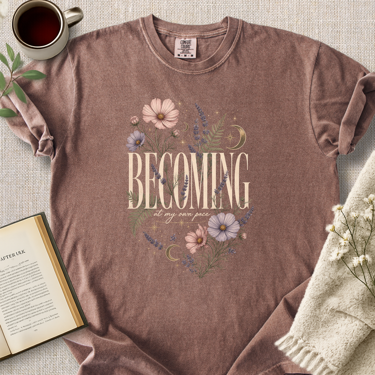 Becoming At My Own Pace Cozy Tee