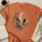 Moon Garden Black Cat Cozy Tee