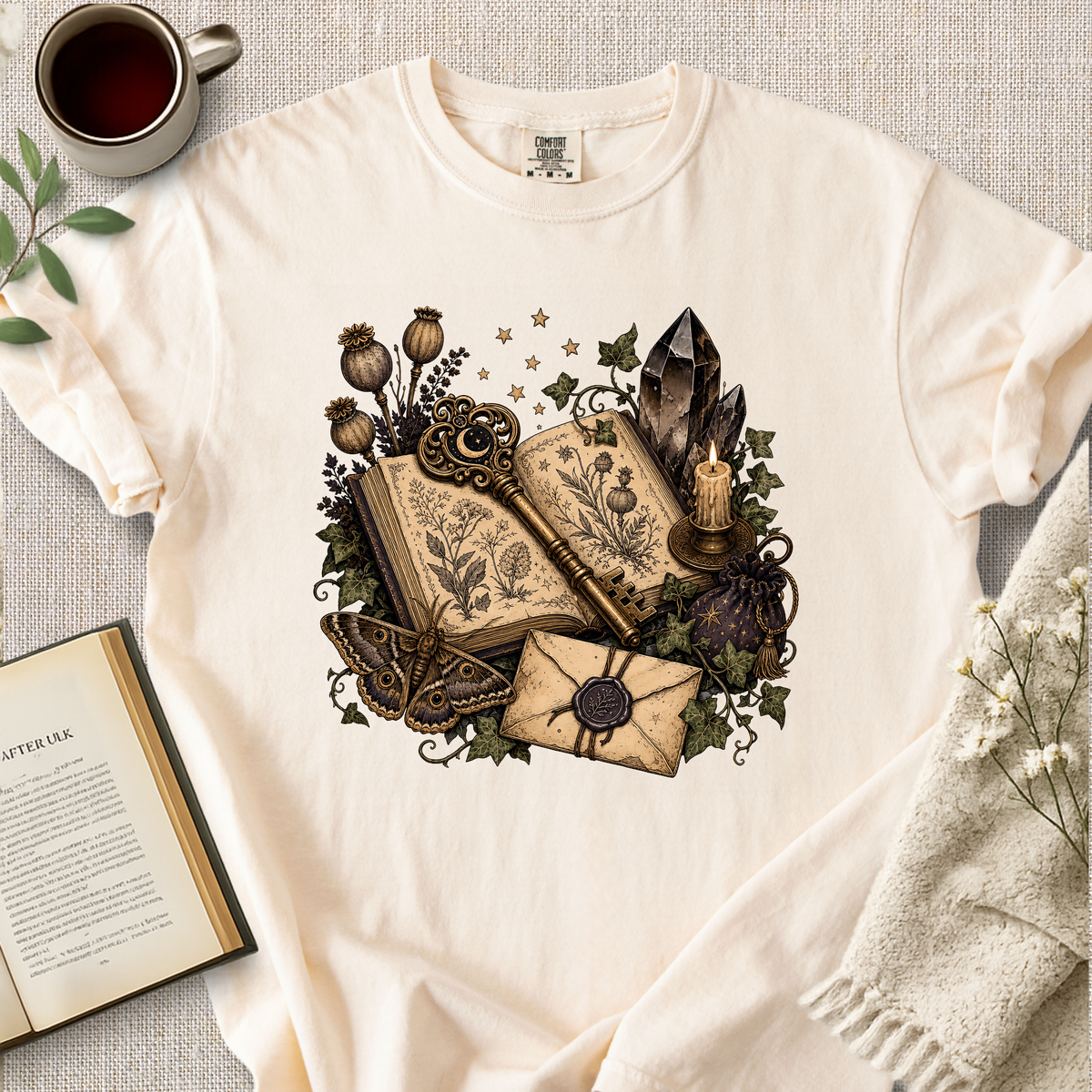 Mystical Key Journal Cozy Tee