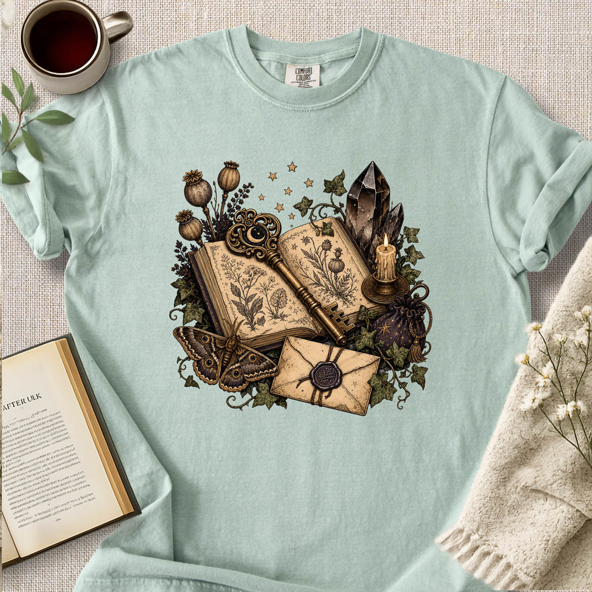 Mystical Key Journal Cozy Tee