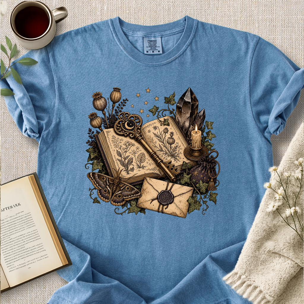 Mystical Key Journal Cozy Tee