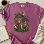 Mystical Mushroom Moon Cozy Tee
