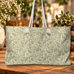 Sage Botanical Weekender Bag