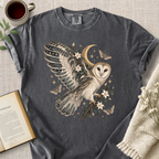 Celestial Barn Owl Botanical Cozy Tee