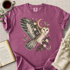 Celestial Barn Owl Botanical Cozy Tee